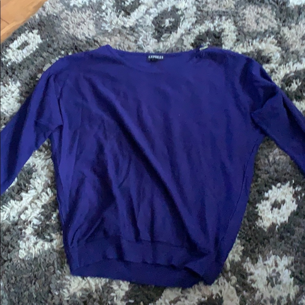 Royal blue EXPRESS sweater
